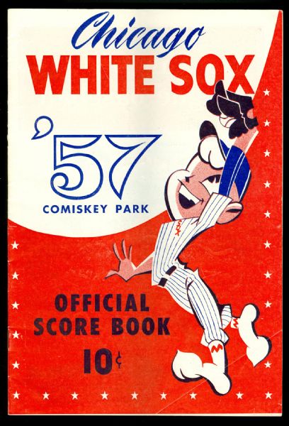 1957 Chicago White Sox Program vs. Detroit Tigers