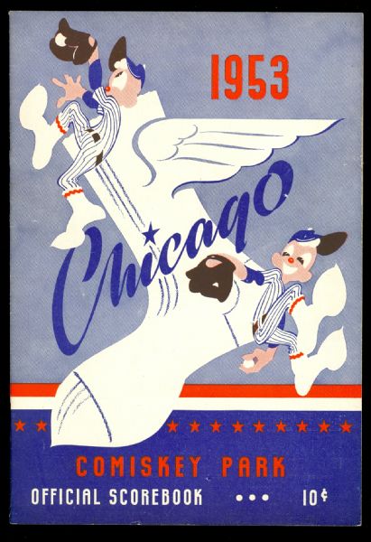 1953 Chicago White Sox High Grade Program vs. St. Louis Browns