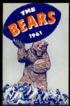1961 Chicago Bears Media / Press Guide