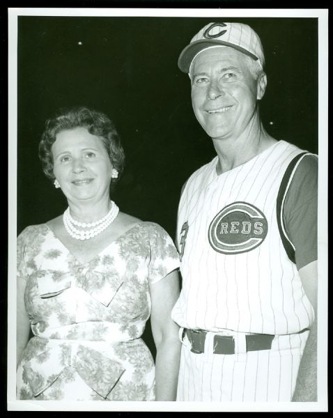 1961-65 Cincinnati Reds Coach Jim Turner & Wife Original Photograph