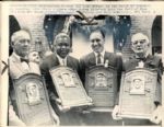 1945-62 Jackie Robinson Brooklyn Dodgers "The Chicago Sun-Times Collection Archives" Original Photos (Chicago Sun-Times Hologram/MEARS Photo LOA) - Lot of 2
