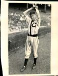 1933 Oral Hildebrand Cleveland Indians "The Chicago Sun-Times Collection Archives" Original Photo (Chicago Sun-Times Hologram/MEARS Photo LOA)
