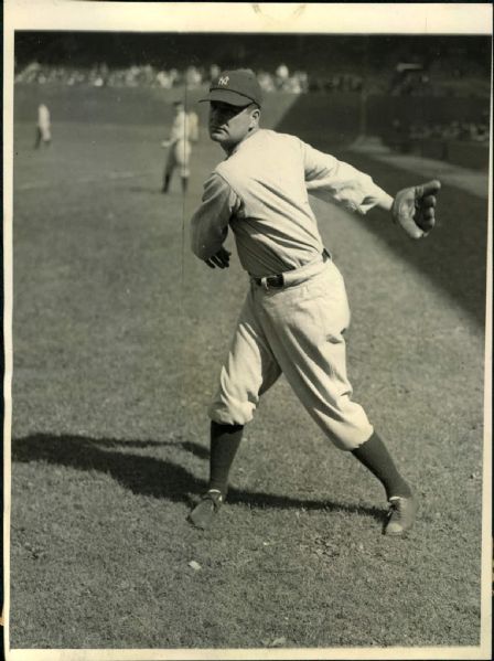 1930 Fred Heimach New York Yankees "The Chicago Sun-Times Collection Archives" Original Photo (Chicago Sun-Times Hologram/MEARS Photo LOA)