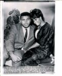 1964-65 Cassius Clay / Muhammad Ali "The Chicago Sun-Times Collection Archives" Original Photos (Chicago Sun-Times Hologram/MEARS Photo LOA) - Lot of 2