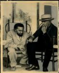 1931 Thomas Edison and Charles Proteus Steinmetz "Chicago Sun-Times Archives" Modern 8" x 10" Photo (Chicago Sun-Times Hologram/MEARS Photo LOA)