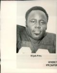 1966-70 Elijah Pitts Green Bay Packers The Denver Post Archives Original Photos (Denver Post Hologram/MEARS Photo LOA) - Lot of 3