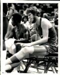 1975-79 circa Bill Walton Portland Trail Blazers "Sport Magazine Collection Archives" Original Photos (Sport Magazine Collection Hologram/MEARS Photo LOA) - Lot of 3