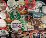 1980s Collection of Pins - Super Bowl Michael Jordan Many Oversized - Lot of 45