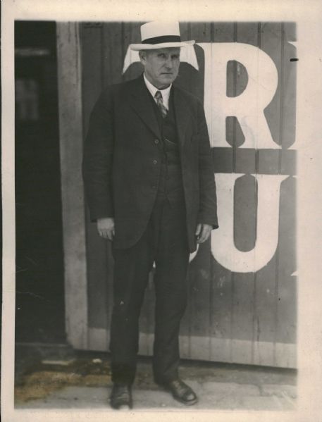 1921 Amos Rusie New York Giants Assistant Groundskeeper at the Polo Grounds "Rogers Photo Archive" Original 6.5" x 8.5" Photo (MEARS Photo LOA) 