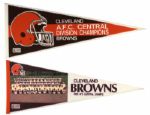 1970s and '80s NFL Pennants Full Size Pennants - Lot of 19 