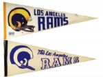 1970s and '80s NFL Pennants Full Size Pennants - Lot of 19 