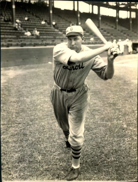 1930 Dale Alexander Detroit Tigers "The Sporting News Collection Archives" Original Photo (Sporting News Collection Hologram/MEARS Photo LOA)