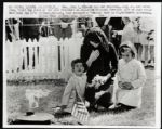 1964 Jackie Kennedy & Family Visit John F. Kennedy Gravesite on 47th Birthday Original 11 x 14 Oversized Photo  - Chicago Sun Times