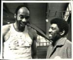 1971-74 Nate Thurmond San Francisco / Golden State Warriors "SPORT Magazine Collection Archives" Original Photos (MEARS Photo LOA) - Lot of 2