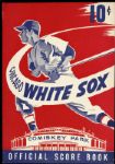 1950 Chicago White Sox vs. Cleveland Indians Official Scorecard