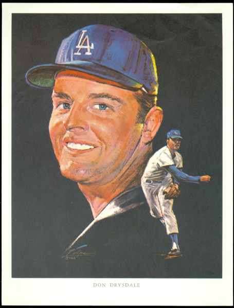 1962 Union Oil Dodgers Premium Pictures Complete Set (24)