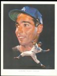 1962 Union Oil Dodgers Premium Pictures Complete Set (24)