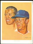 1964 Union Oil Dodgers Premium Pictures Near Set (17/18)