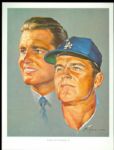 1964 Union Oil Dodgers Premium Pictures Near Set (17/18)