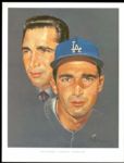 1964 Union Oil Dodgers Premium Pictures Near Set (17/18)