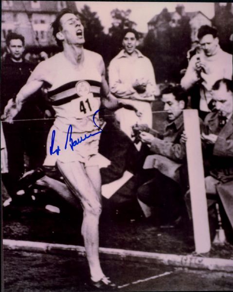 Sir Roger Bannister 4-Minute Mile Signed 8" x 10" Photo - JSA