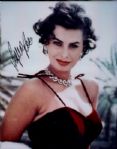 Sophia Loren Signed 8" x 10" Color Photo - JSA