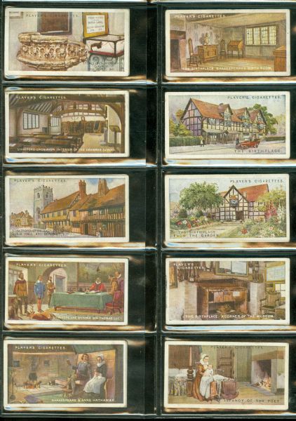 John Player & Sons Shakespearean Series Complete Set (25)