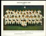 1951 Chicago White Sox Team 8 1/2" x 10 1/2" Photograph