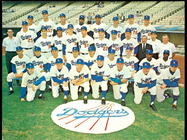 1963 Los Angeles Dodgers World Series Champions Team 8 1/2" x 11" Photo