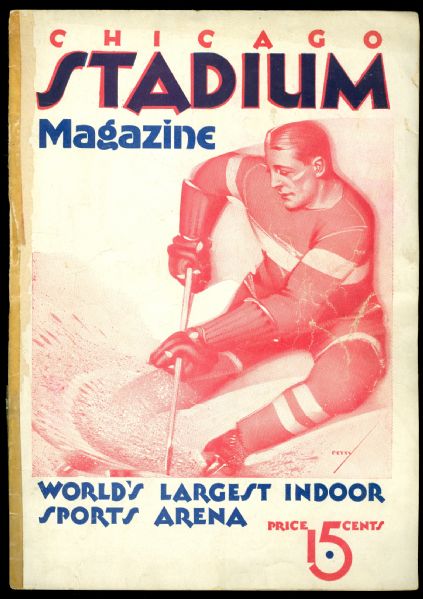 Rare 1934 Chicago Blackhawks Stanley Cup Playoffs Program