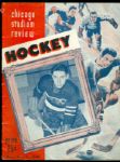 Tough 1946 Chicago Blackhawks Program vs. Boston Bruins