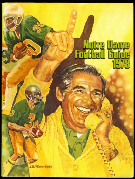 1978 Notre Dame Program Collection (6) Joe Montana