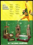 1978 Notre Dame Program Collection (6) Joe Montana