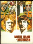 1978 Notre Dame Program Collection (6) Joe Montana