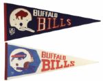 1970s to 1989 Full Size Football Pennants - Lot of 24