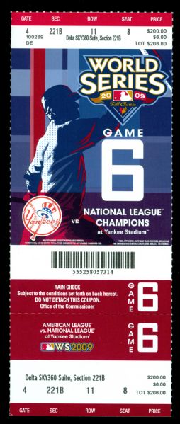 2009 New York Yankees World Series Game 6 Clincher!!