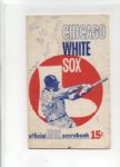 1962 Chicago White Sox Scorecard - Lot of 2 Including Bill Monbouquette No-Hitter Game