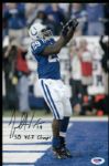 Joseph Addai Colts Signed 8" x 12" Photograph PSA/DNA