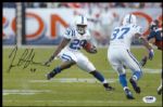 Joseph Addai Colts Signed 8" x 12" Photograph PSA/DNA