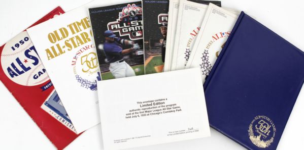 1950-2005 White Sox Comiskey Park All Star Program - Lot of 9