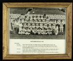 1953 Milwaukee Braves Team Photo - Inaugural Season in Milwaukee