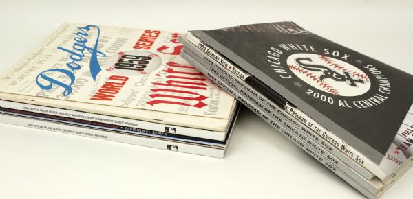 1959-2005 White Sox World Series Programs & Regular Season Publications Both Versions of 1959 World Series - Lot of 7