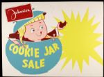 1950-60s Johnston Cookies Milwaukee Braves Store Display "Cookie Jar Sale" Sign (27 1/2" x 20 1/2) Rare