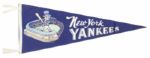 1950s New York Yankees Uncle Sam Pennant