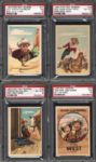 1953 Post Roy Rogers Pop Out Card Complete Set of 36 All PSA Graded Average Grade of 5.38