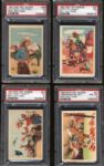 1953 Post Roy Rogers Pop Out Card Complete Set of 36 All PSA Graded Average Grade of 5.38