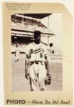 1954 Hank Aaron Milwaukee Braves 4" x 6" Photo From Rookie Season Wearing #5