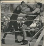 1926 Gene Tunney Spars in Preparation For Title Bout With Jack Dempsey "Rogers Photo Archive" Original 6.5" x 7" Photo (MEARS Photo LOA) 