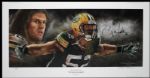 2010 Clay Matthews Jr. Green Bay Packers Signed Andrew Goralski 83/100 Print 