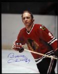 1960s star Bobby Hull Chicago Blackhawks Signed Collection - 2 Photos 4 Cards & Hockey Puck - JSA 